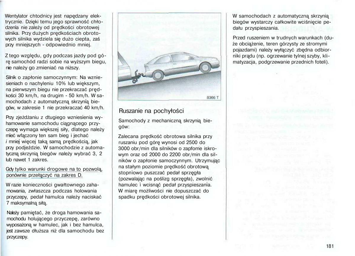 Opel Astra II 2 G instrukcja obslugi / page 182