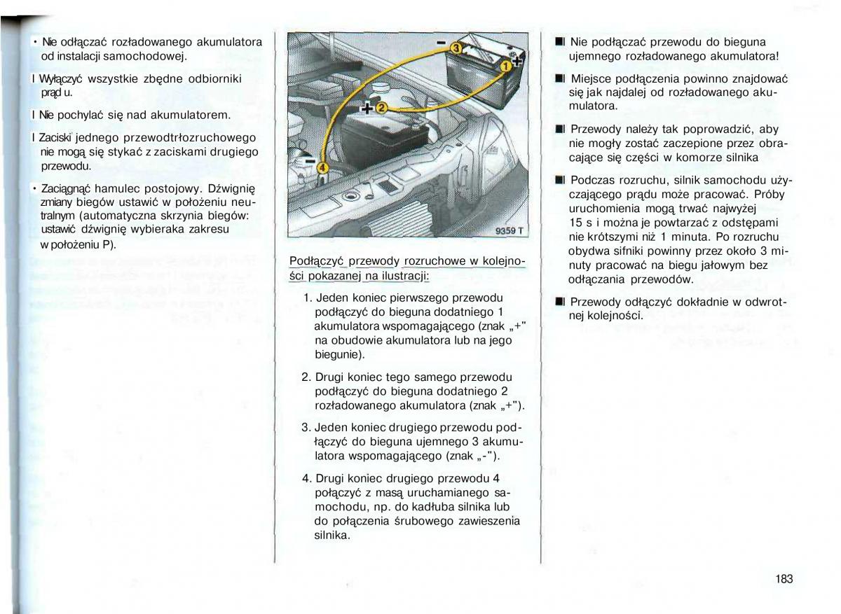 Opel Astra II 2 G instrukcja obslugi / page 184