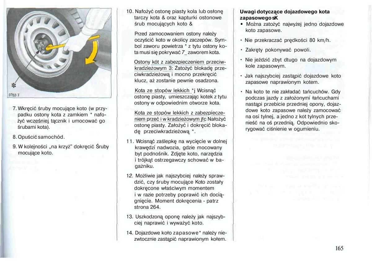 Opel Astra II 2 G instrukcja obslugi / page 196