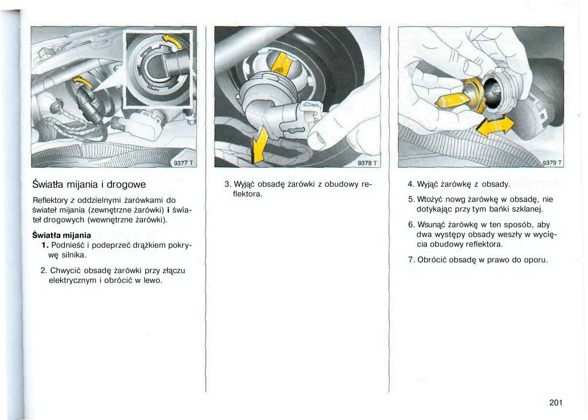 Opel Astra II 2 G instrukcja obslugi / page 202