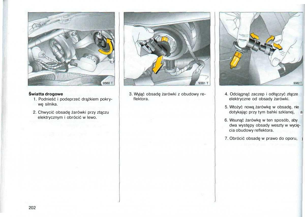 Opel Astra II 2 G instrukcja obslugi / page 203