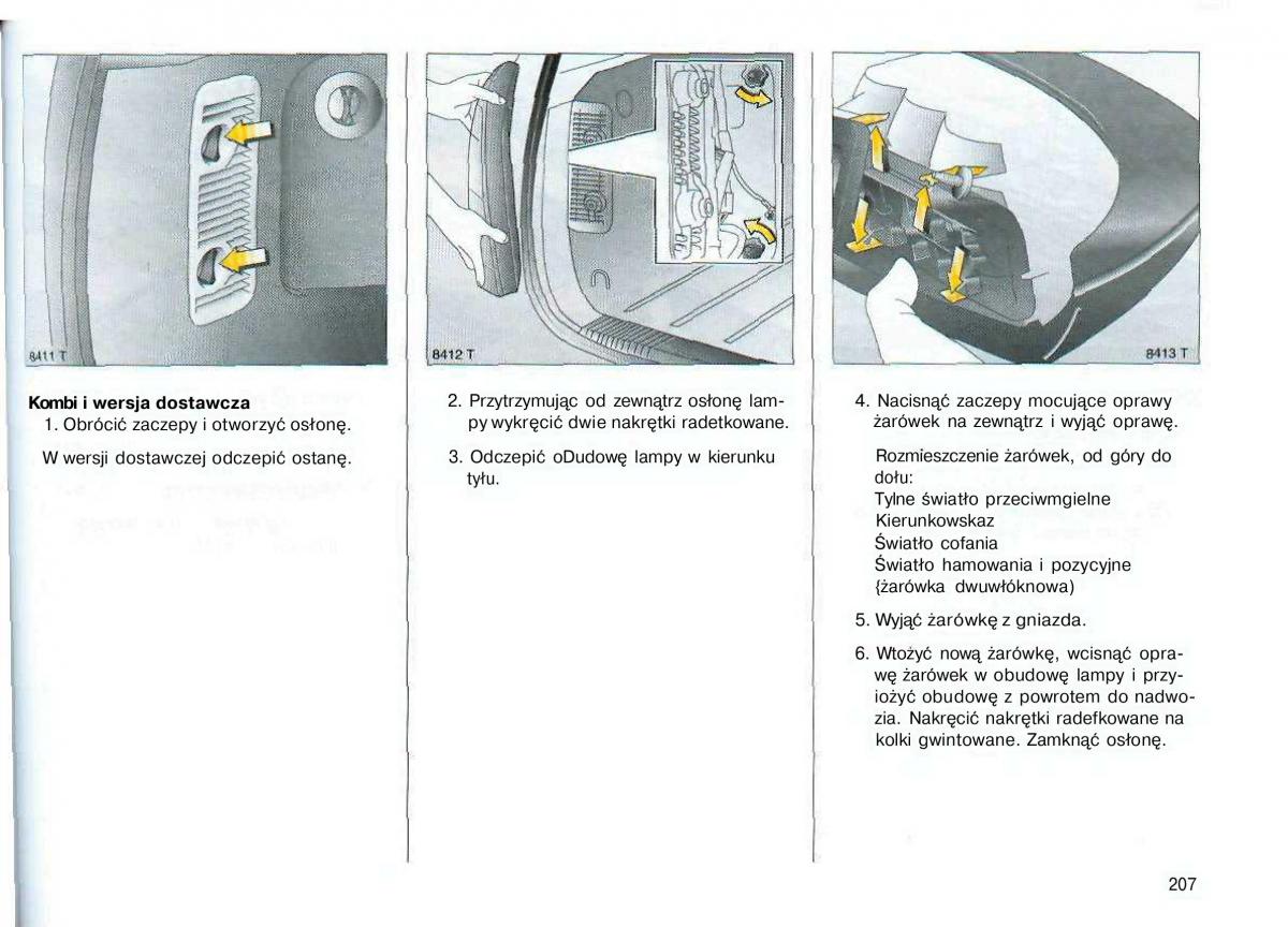 Opel Astra II 2 G instrukcja obslugi / page 208