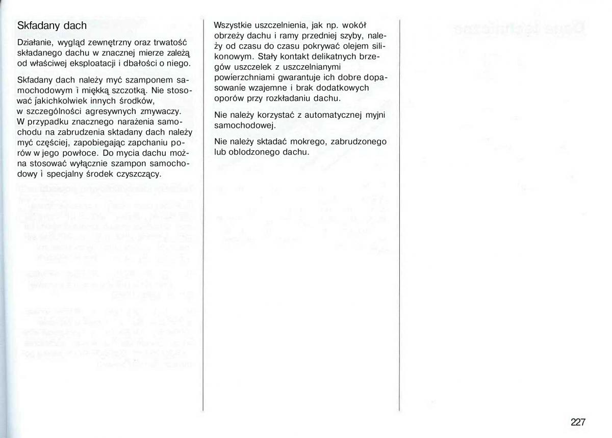 Opel Astra II 2 G instrukcja obslugi / page 228