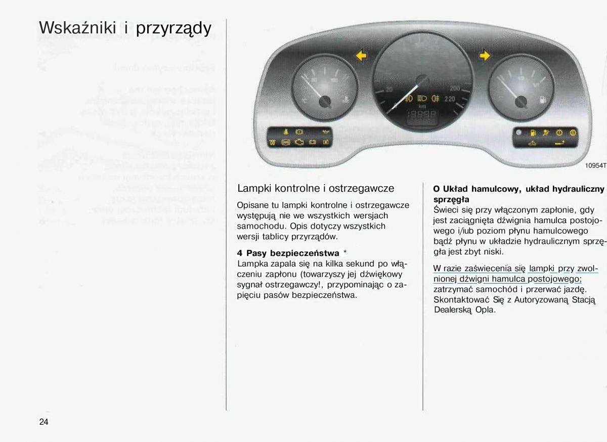 Opel Astra II 2 G instrukcja obslugi / page 25