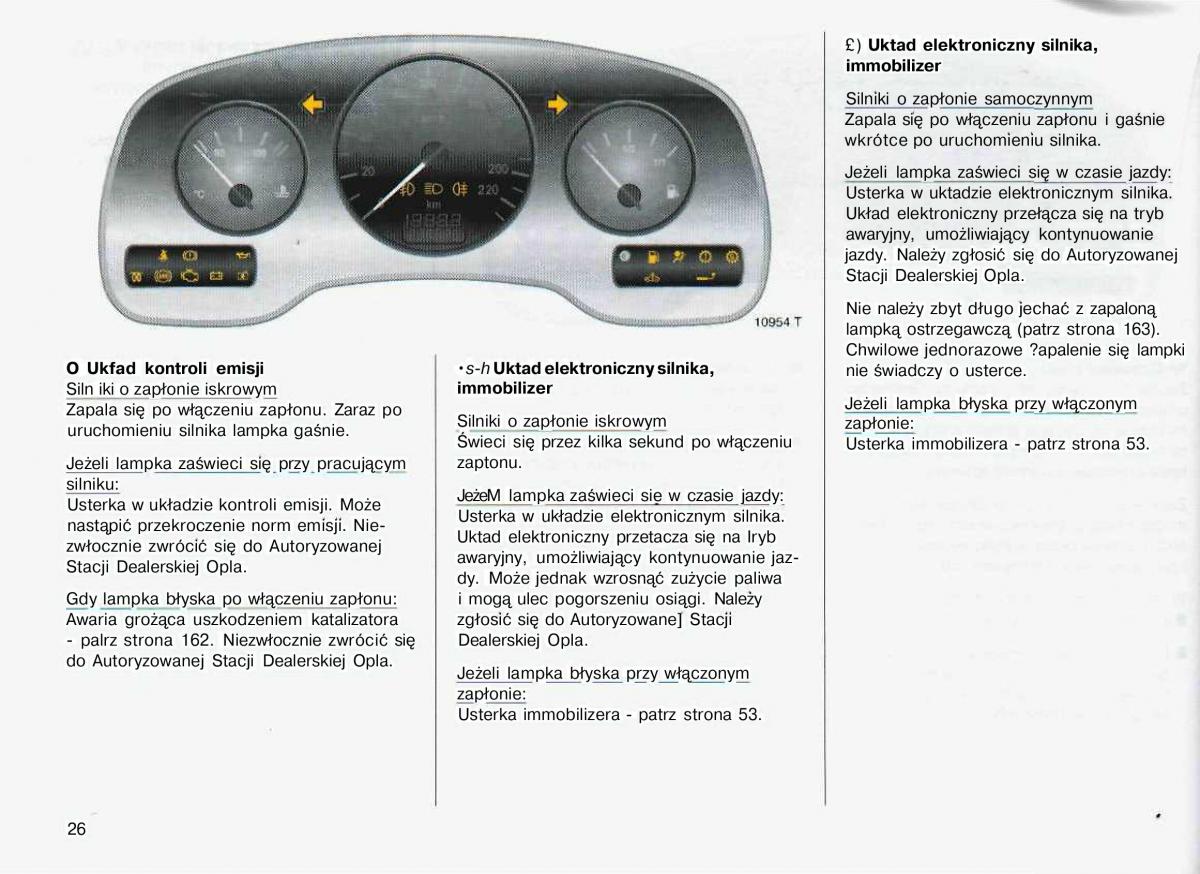 Opel Astra II 2 G instrukcja obslugi / page 27