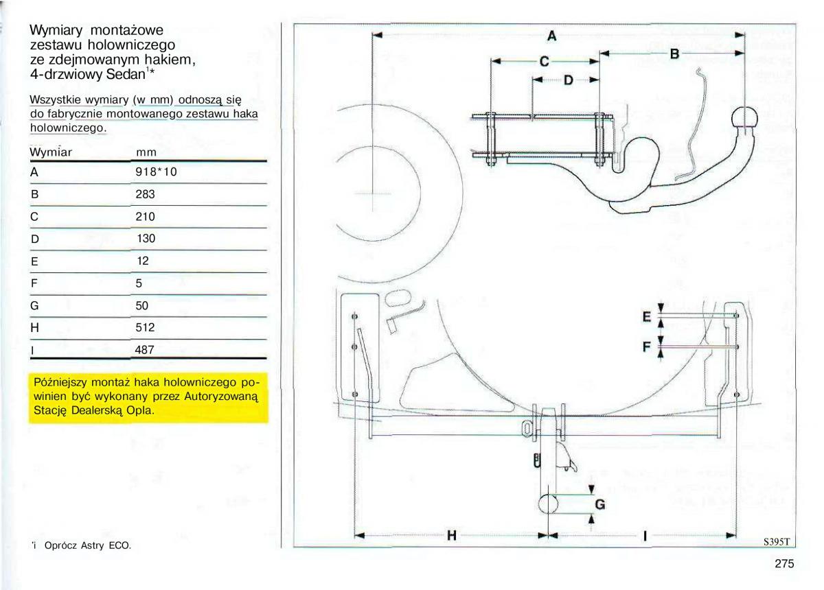 Opel Astra II 2 G instrukcja obslugi / page 276