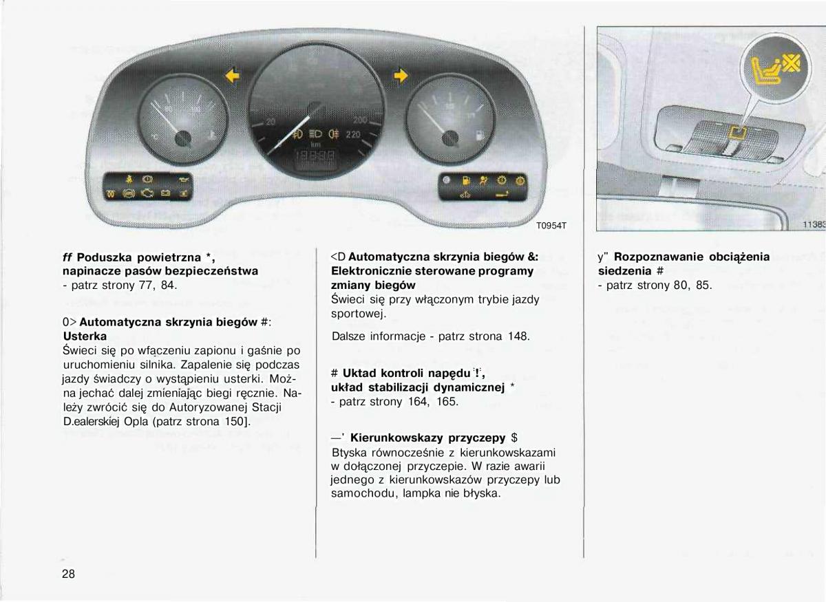 Opel Astra II 2 G instrukcja obslugi / page 29