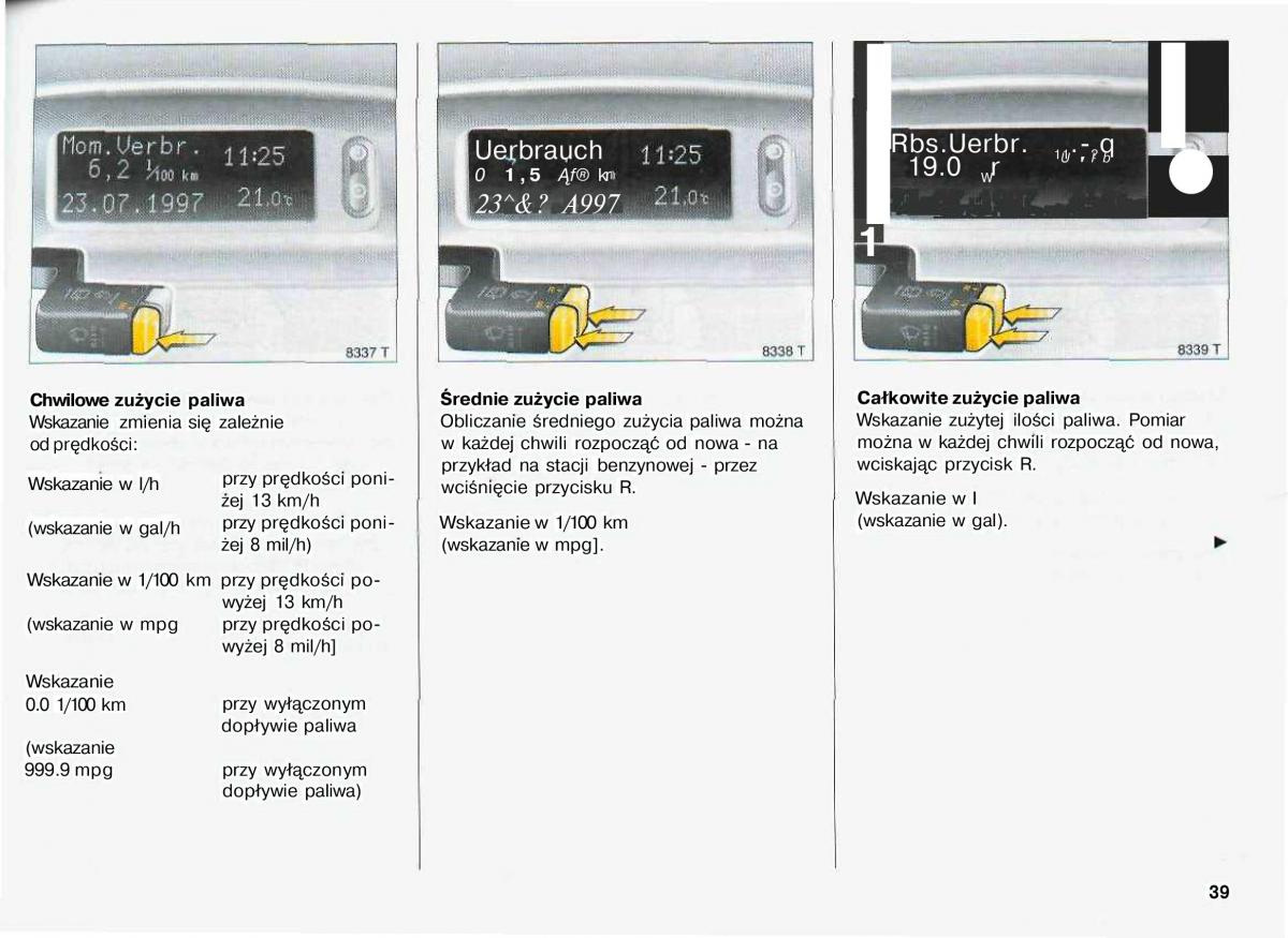 Opel Astra II 2 G instrukcja obslugi / page 40