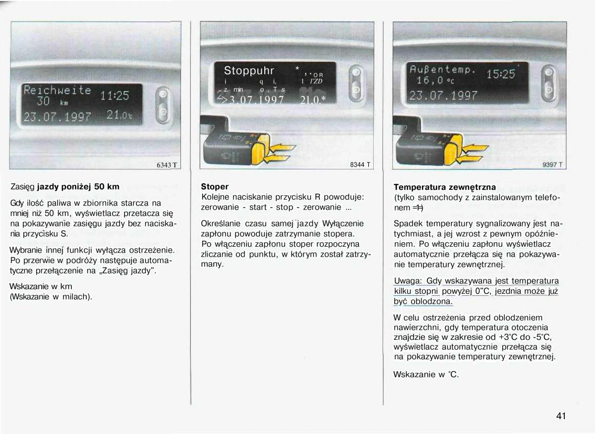 Opel Astra II 2 G instrukcja obslugi / page 42