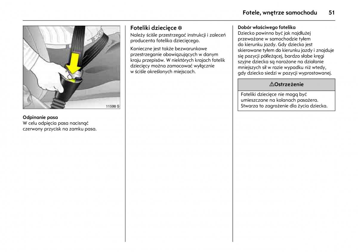 Opel Combo C instrukcja obslugi / page 55