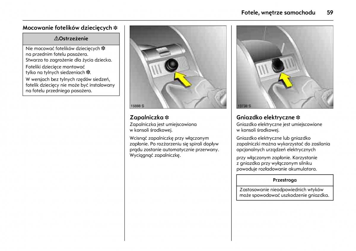 Opel Combo C instrukcja obslugi / page 63