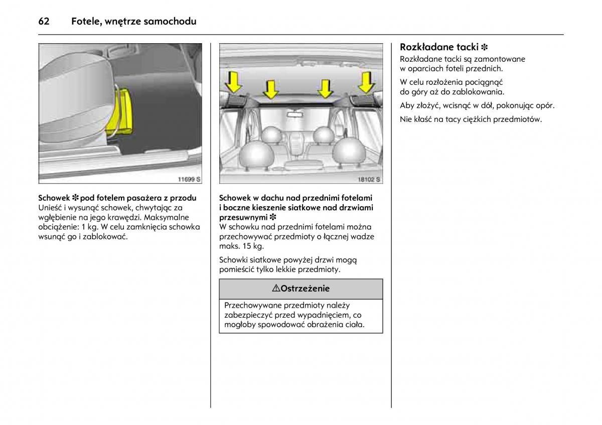 Opel Combo C instrukcja obslugi / page 66