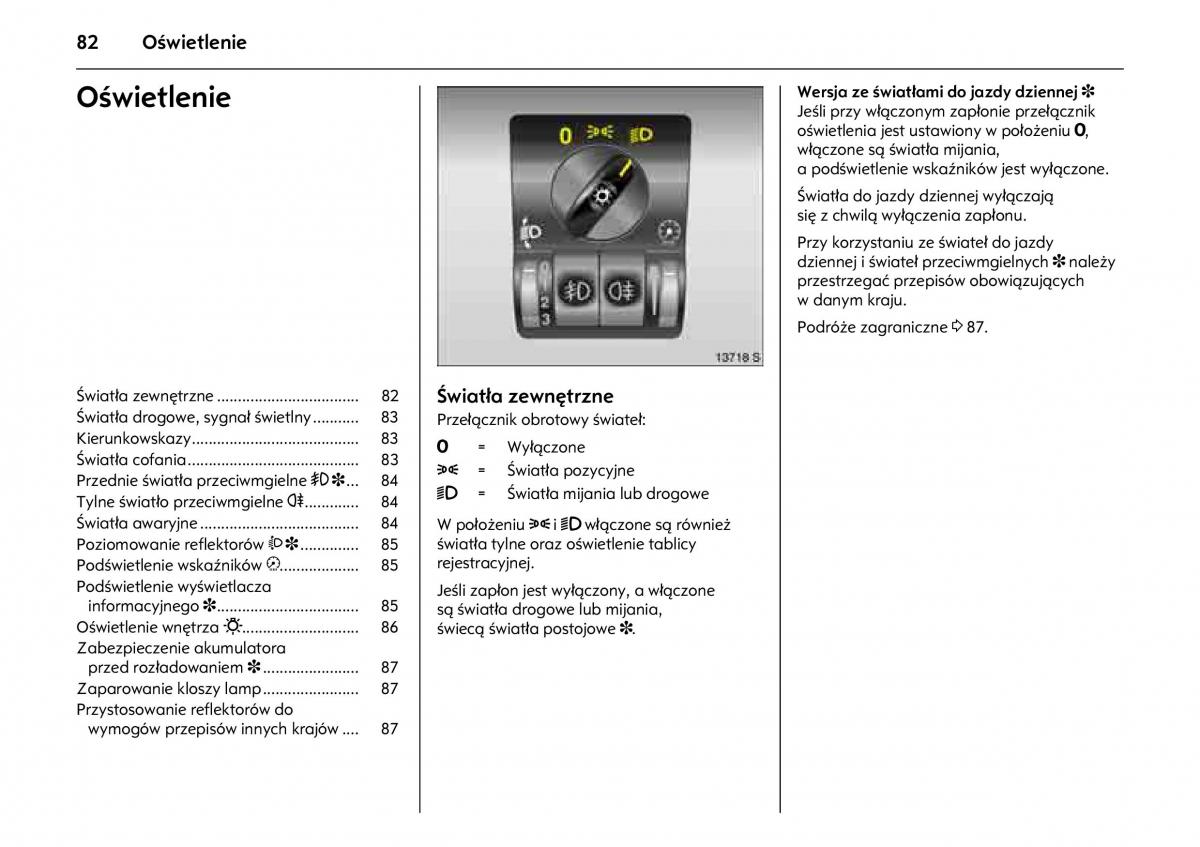 Opel Combo C instrukcja obslugi / page 86