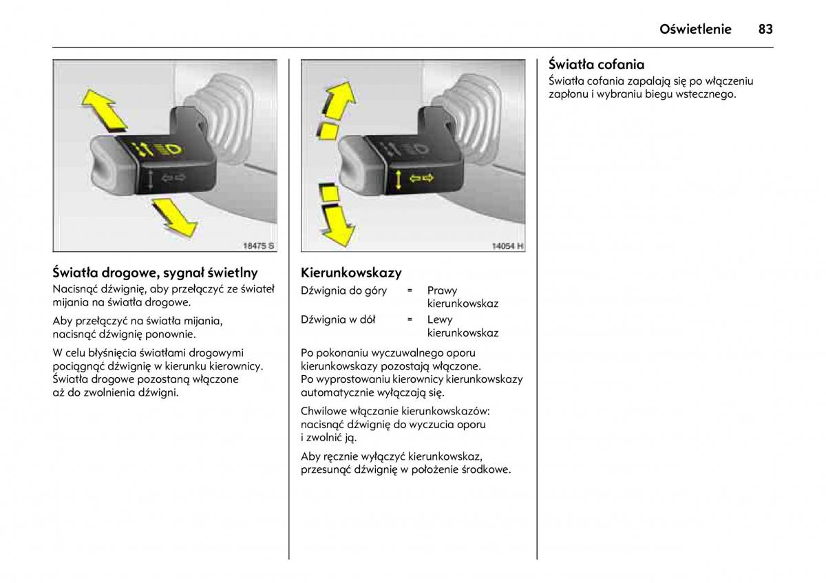 Opel Combo C instrukcja obslugi / page 87