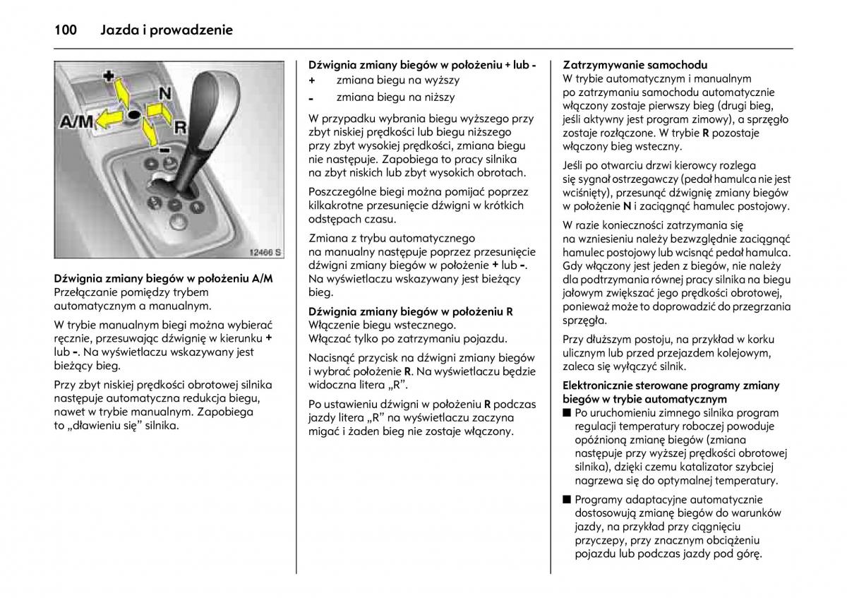 Opel Combo C instrukcja obslugi / page 104