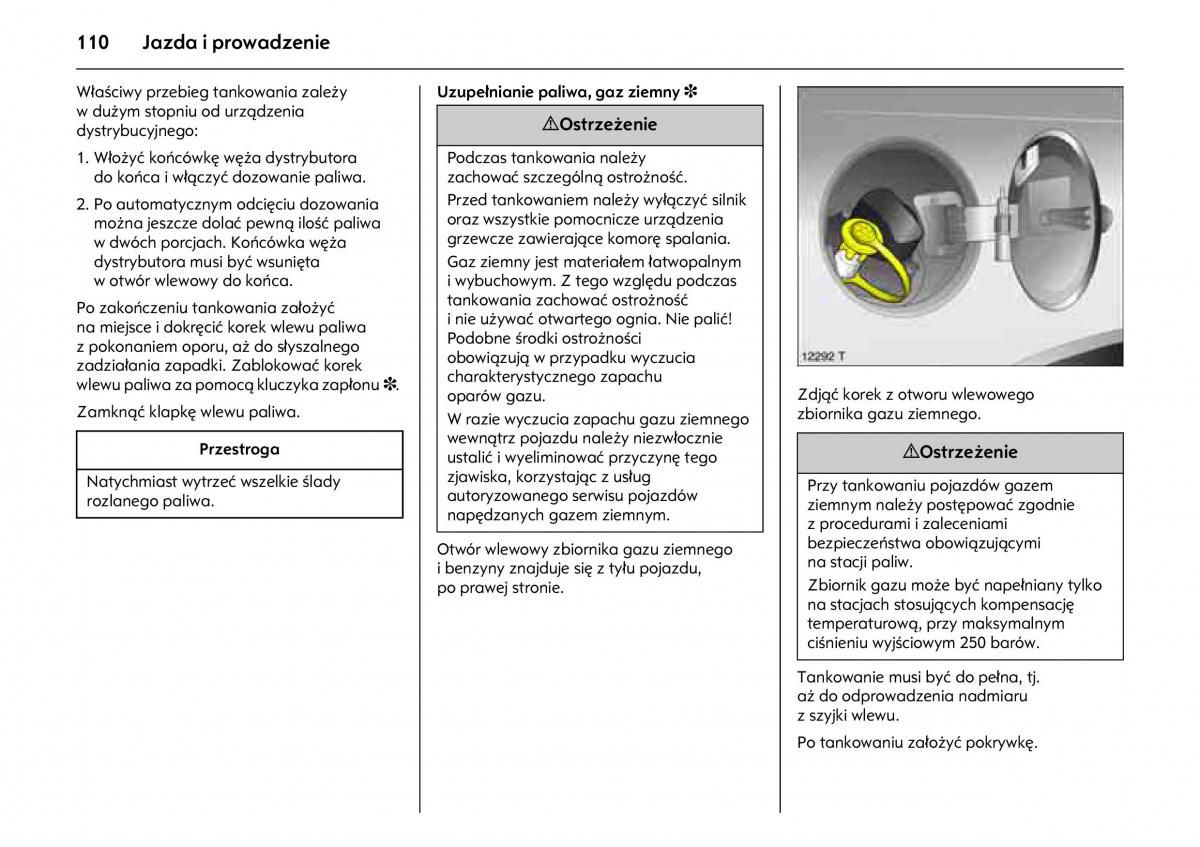 Opel Combo C instrukcja obslugi / page 114