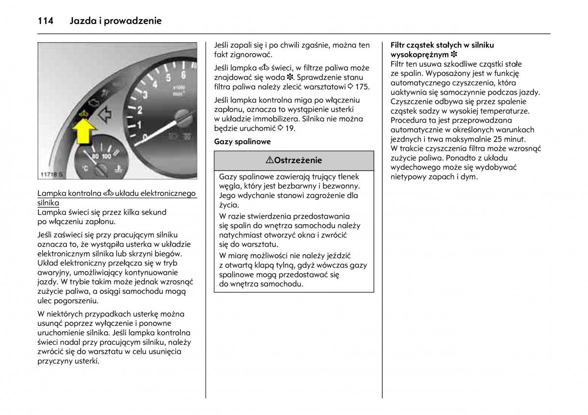 Opel Combo C instrukcja obslugi / page 118