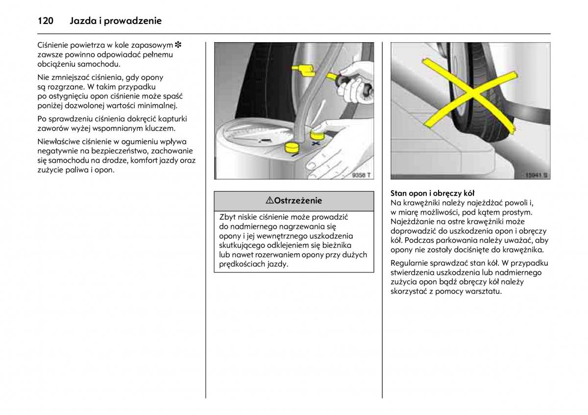 Opel Combo C instrukcja obslugi / page 124