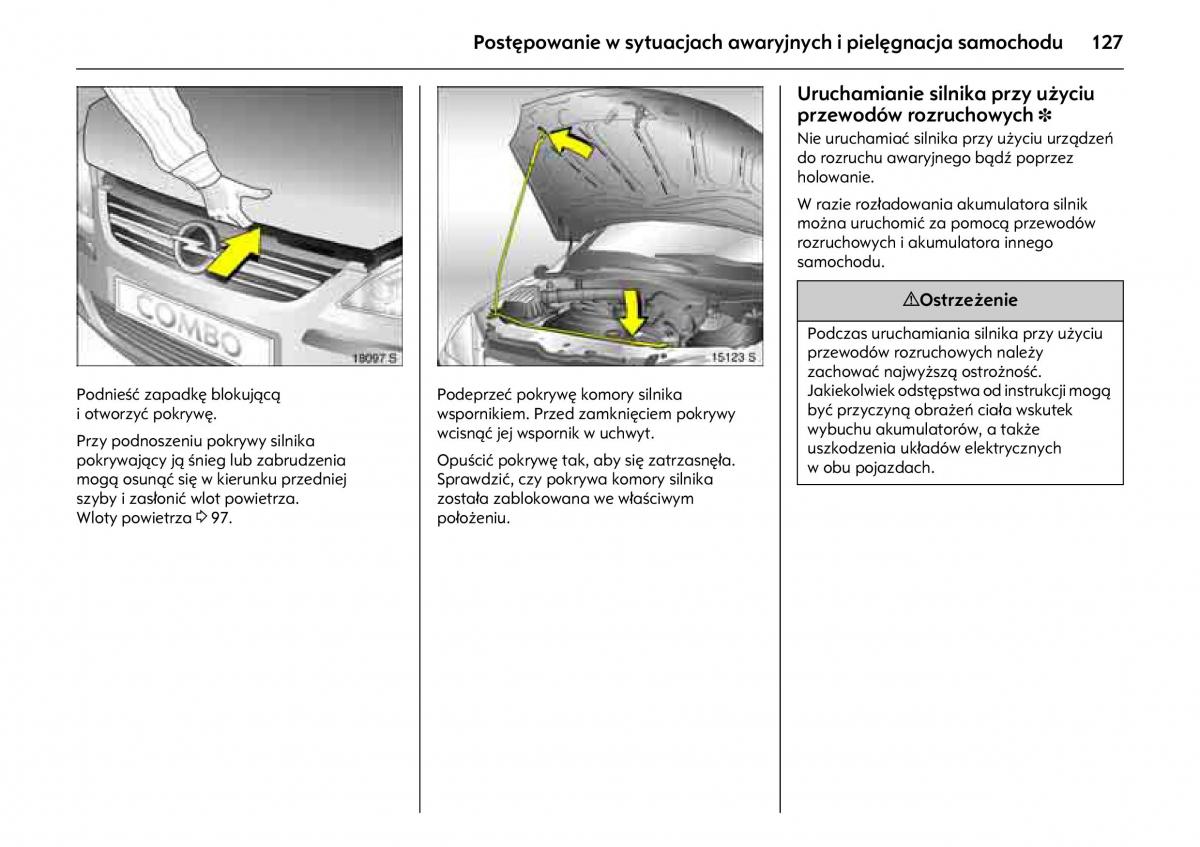 Opel Combo C instrukcja obslugi / page 131