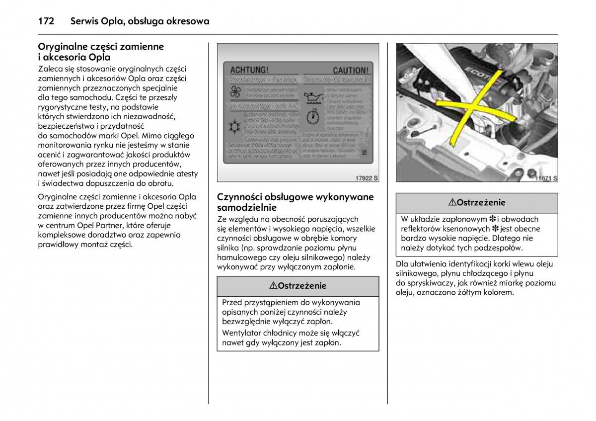 Opel Combo C instrukcja obslugi / page 176