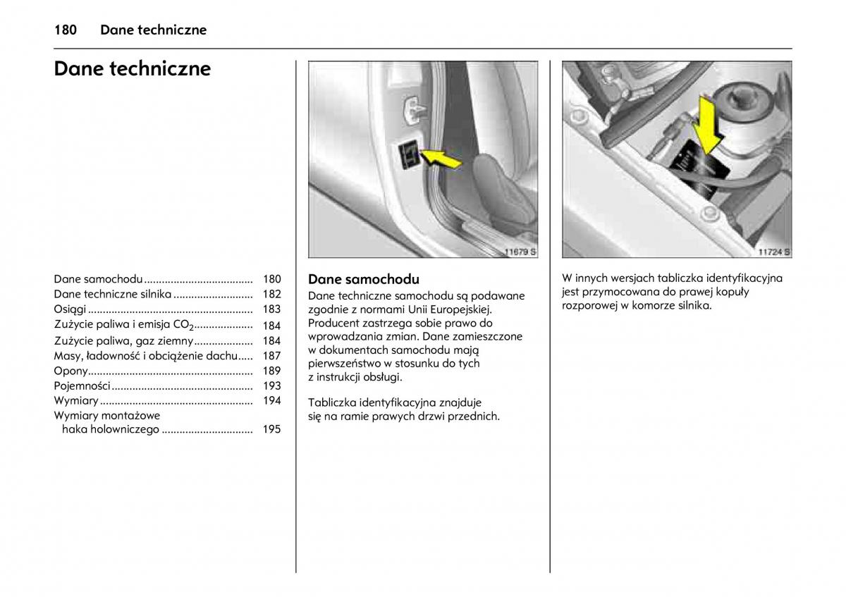 Opel Combo C instrukcja obslugi / page 184