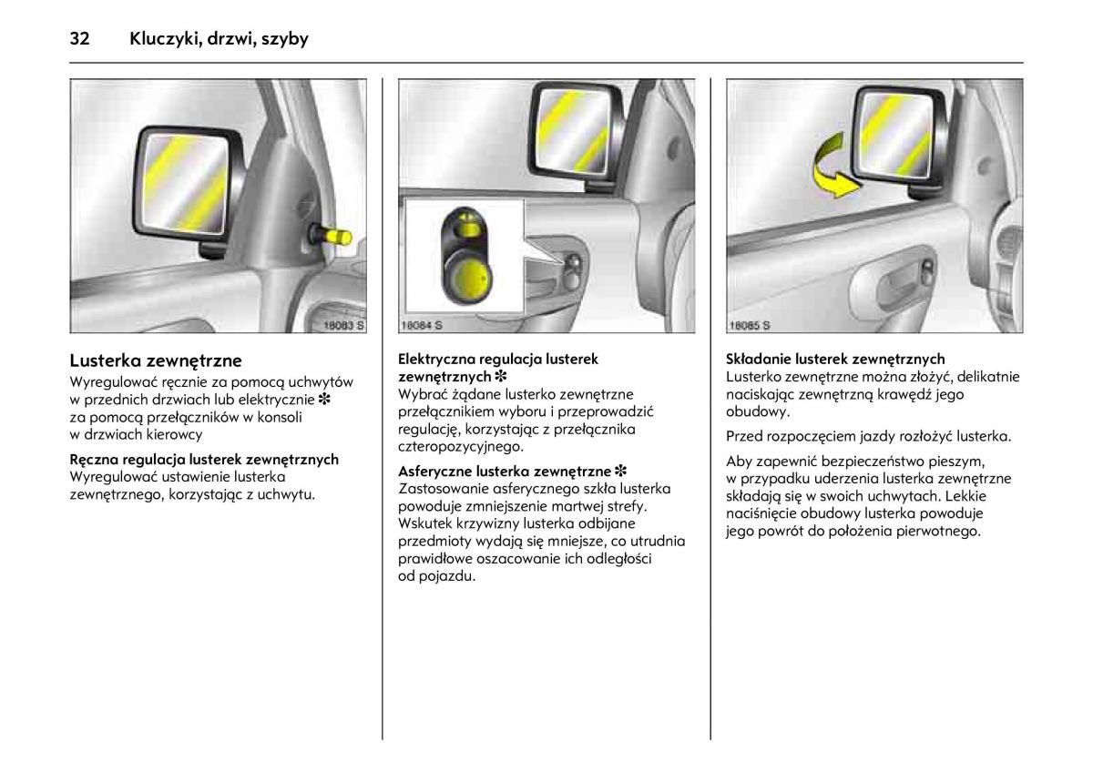 Opel Combo C instrukcja obslugi / page 36