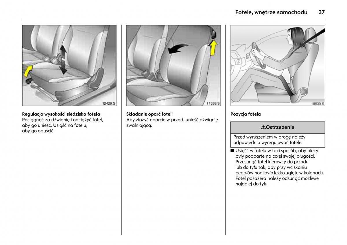 Opel Combo C instrukcja obslugi / page 41