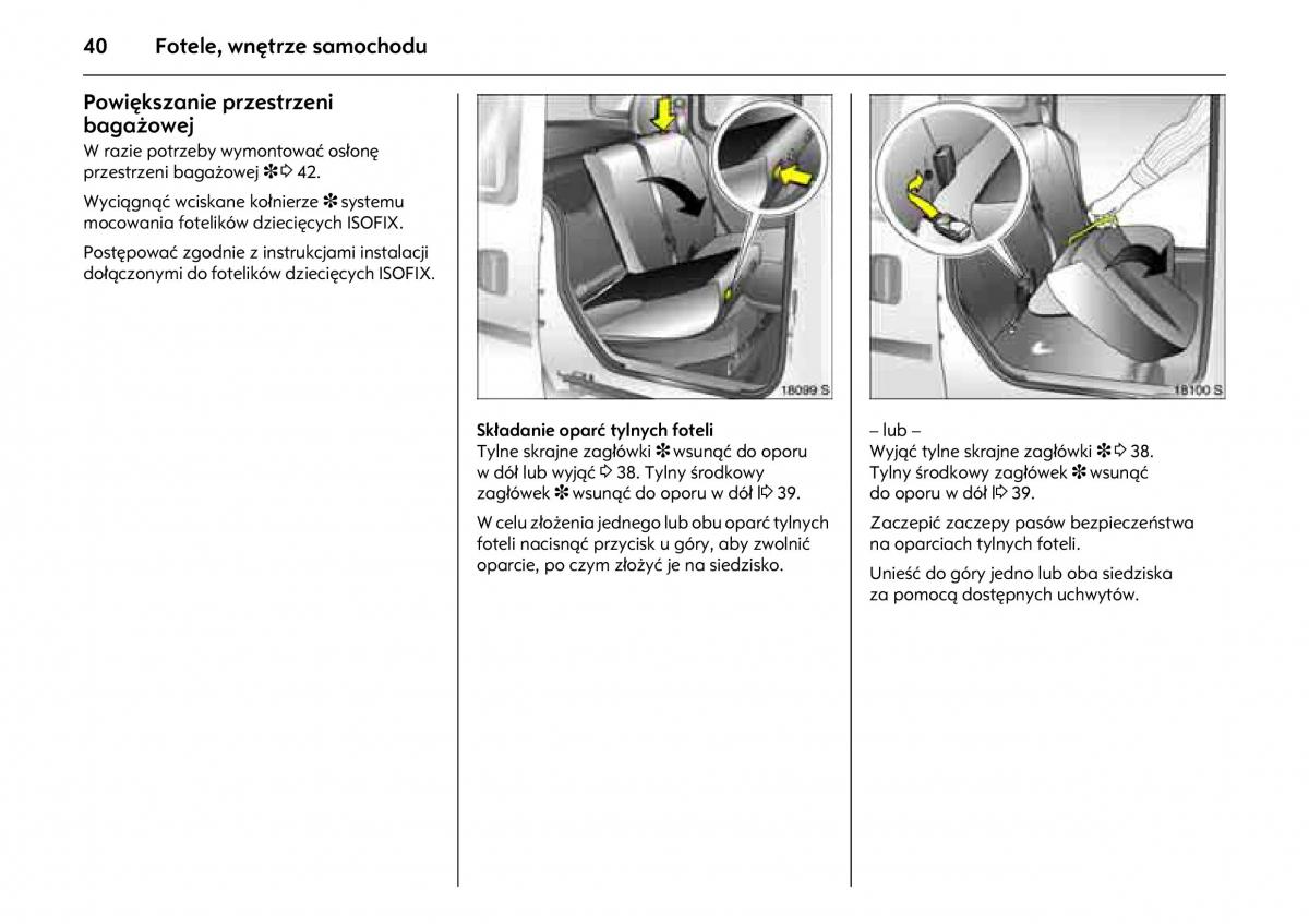 Opel Combo C instrukcja obslugi / page 44