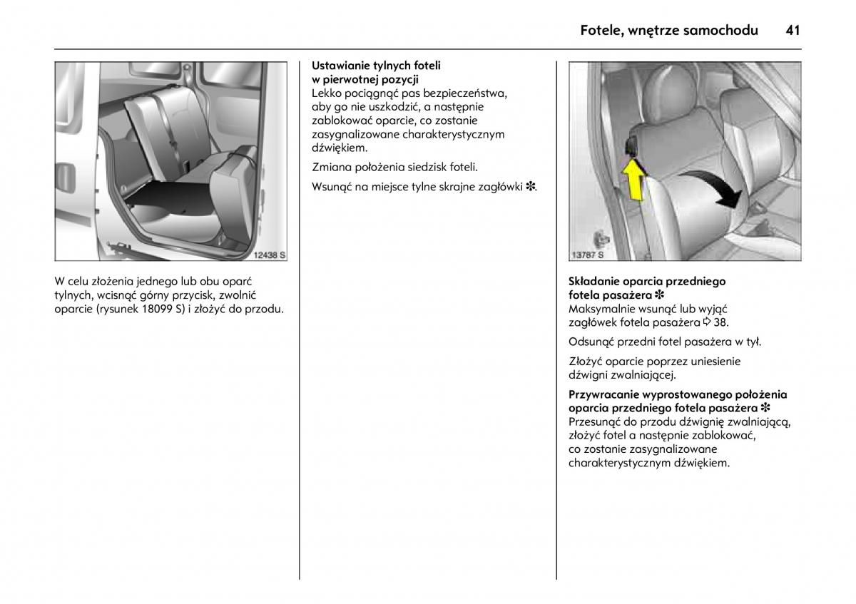 Opel Combo C instrukcja obslugi / page 45