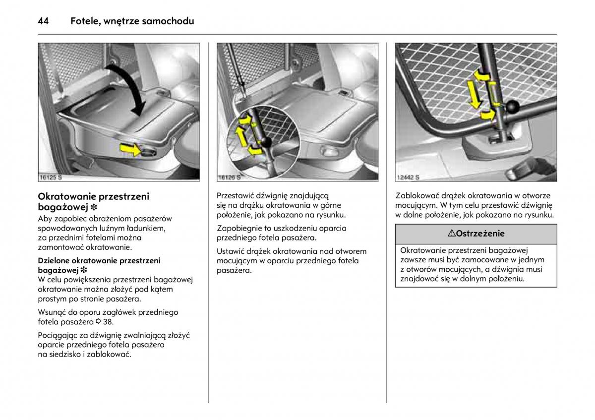 Opel Combo C instrukcja obslugi / page 48