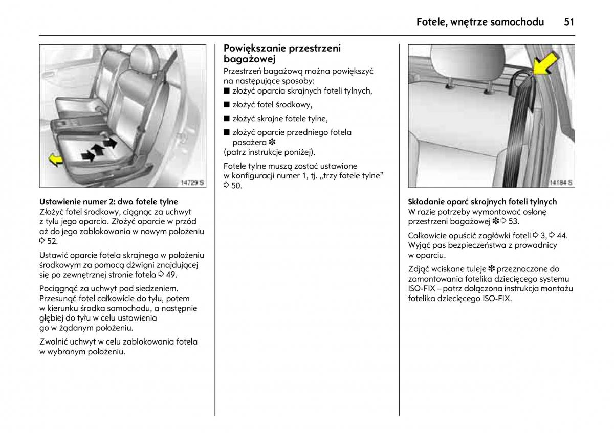 Opel Meriva A instrukcja obslugi / page 55