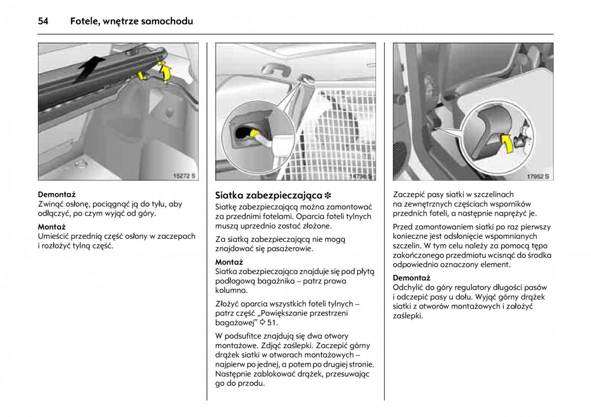 Opel Meriva A instrukcja obslugi / page 58