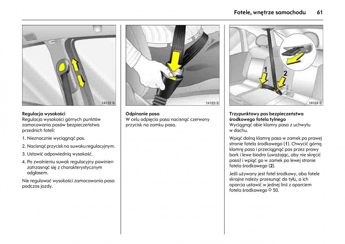 Opel Meriva A instrukcja obslugi / page 65