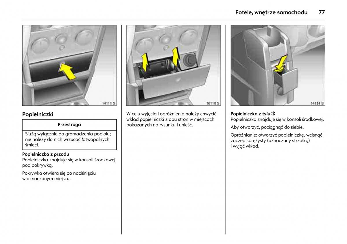 Opel Meriva A instrukcja obslugi / page 81