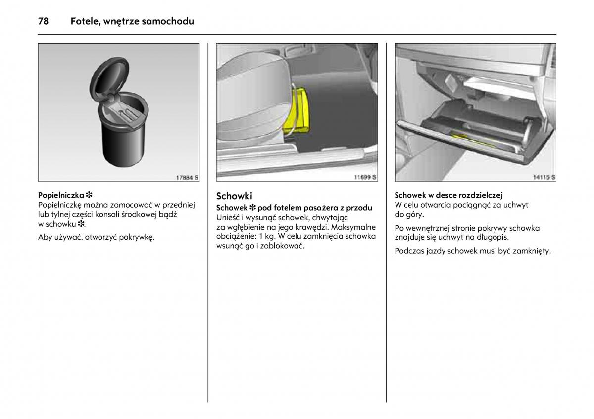 Opel Meriva A instrukcja obslugi / page 82