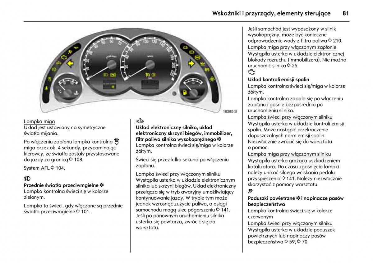 Opel Meriva A instrukcja obslugi / page 85