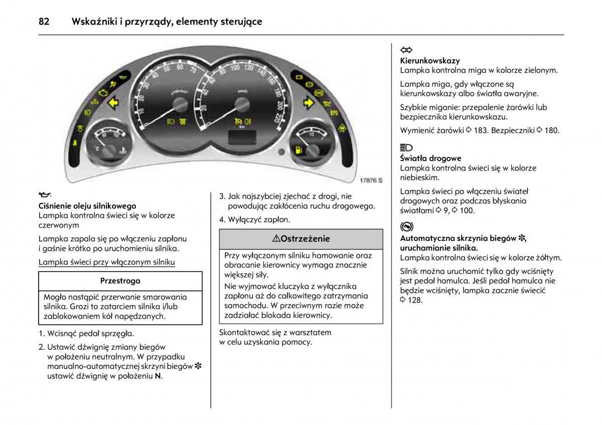 Opel Meriva A instrukcja obslugi / page 86