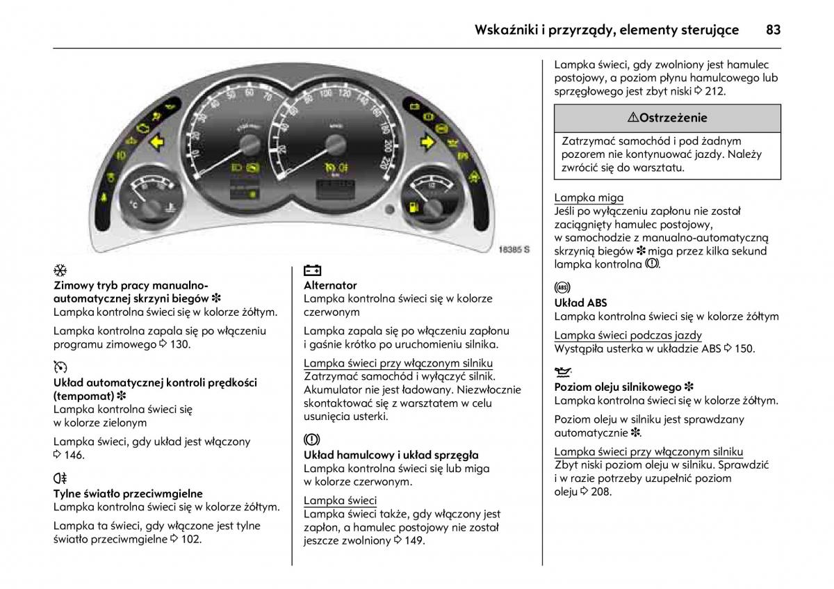 Opel Meriva A instrukcja obslugi / page 87