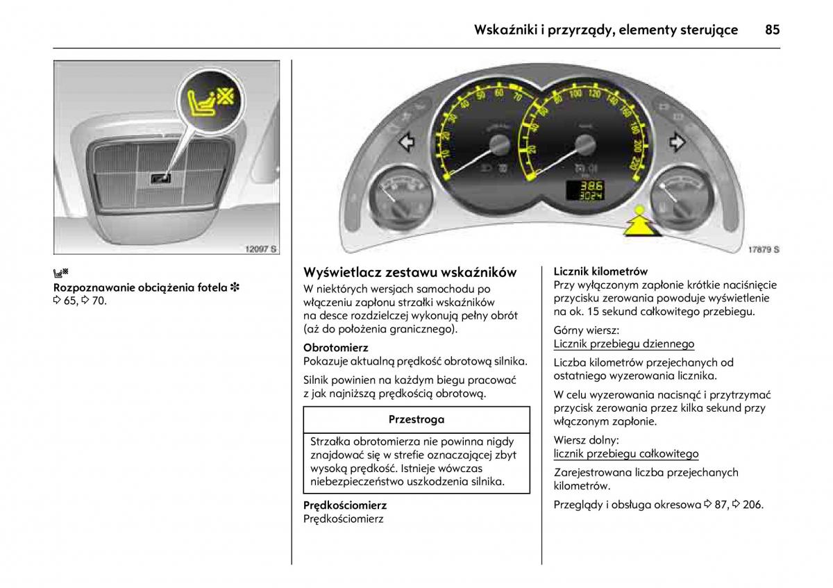 Opel Meriva A instrukcja obslugi / page 89