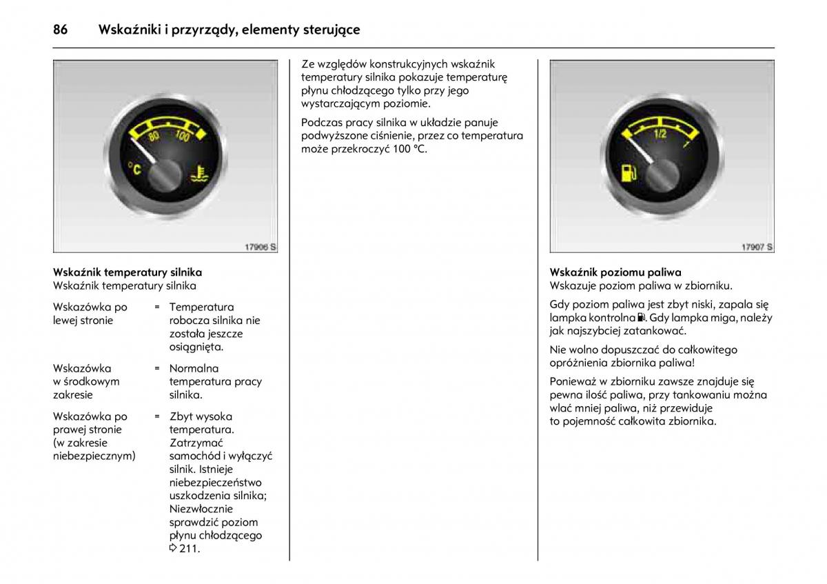 Opel Meriva A instrukcja obslugi / page 90