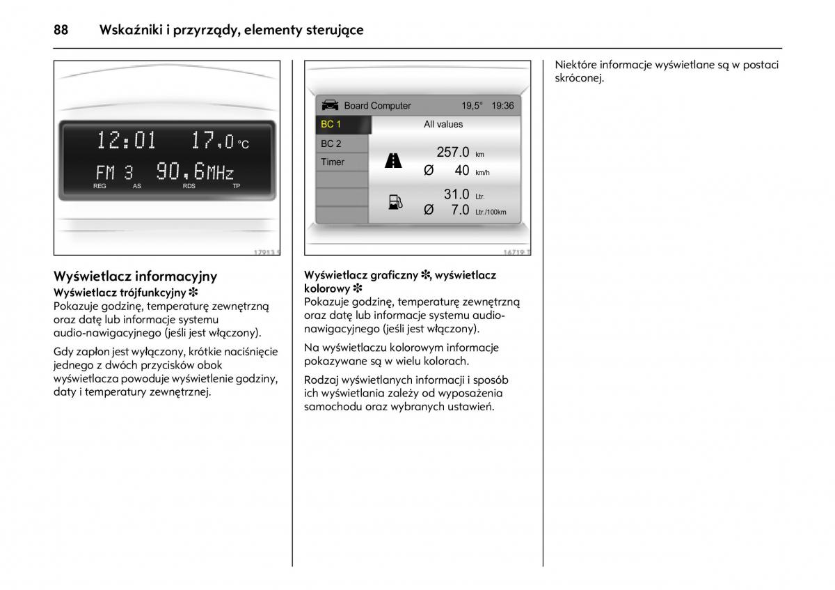 Opel Meriva A instrukcja obslugi / page 92