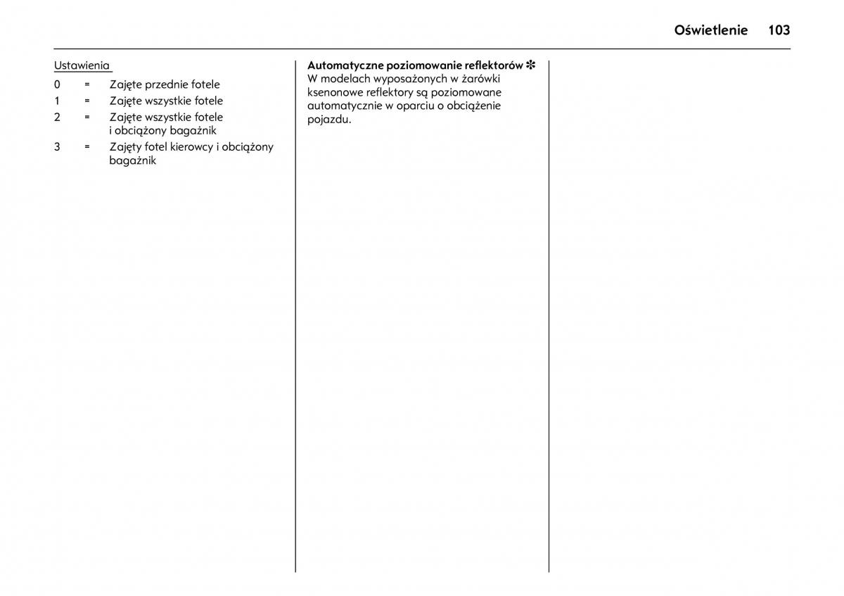 Opel Meriva A instrukcja obslugi / page 107