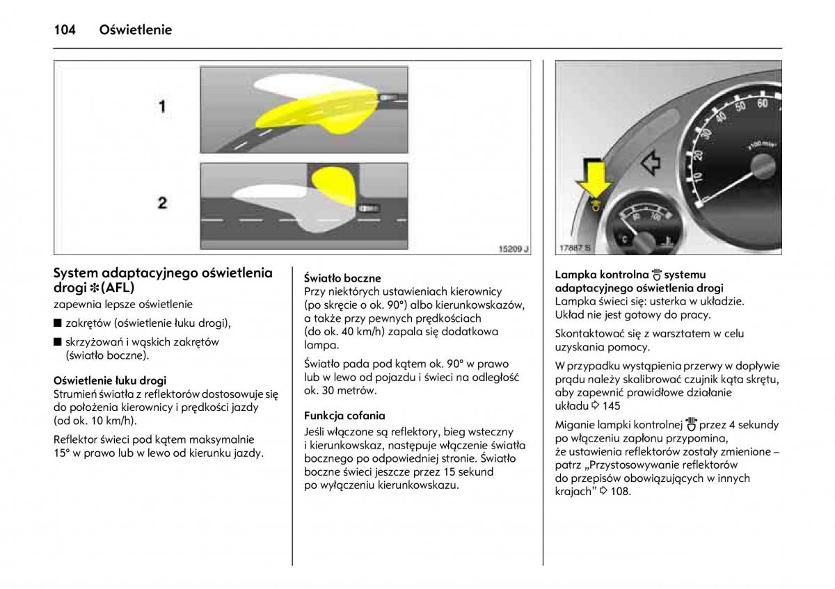 Opel Meriva A instrukcja obslugi / page 108