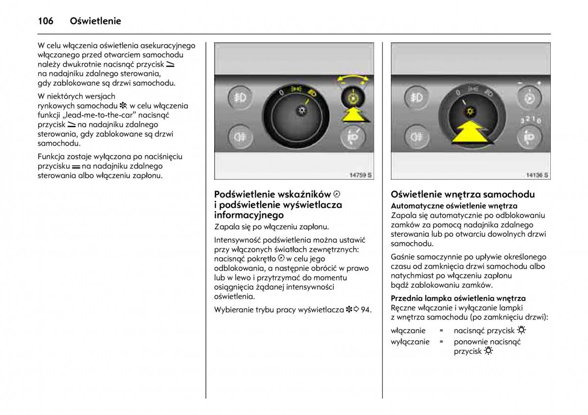 Opel Meriva A instrukcja obslugi / page 110