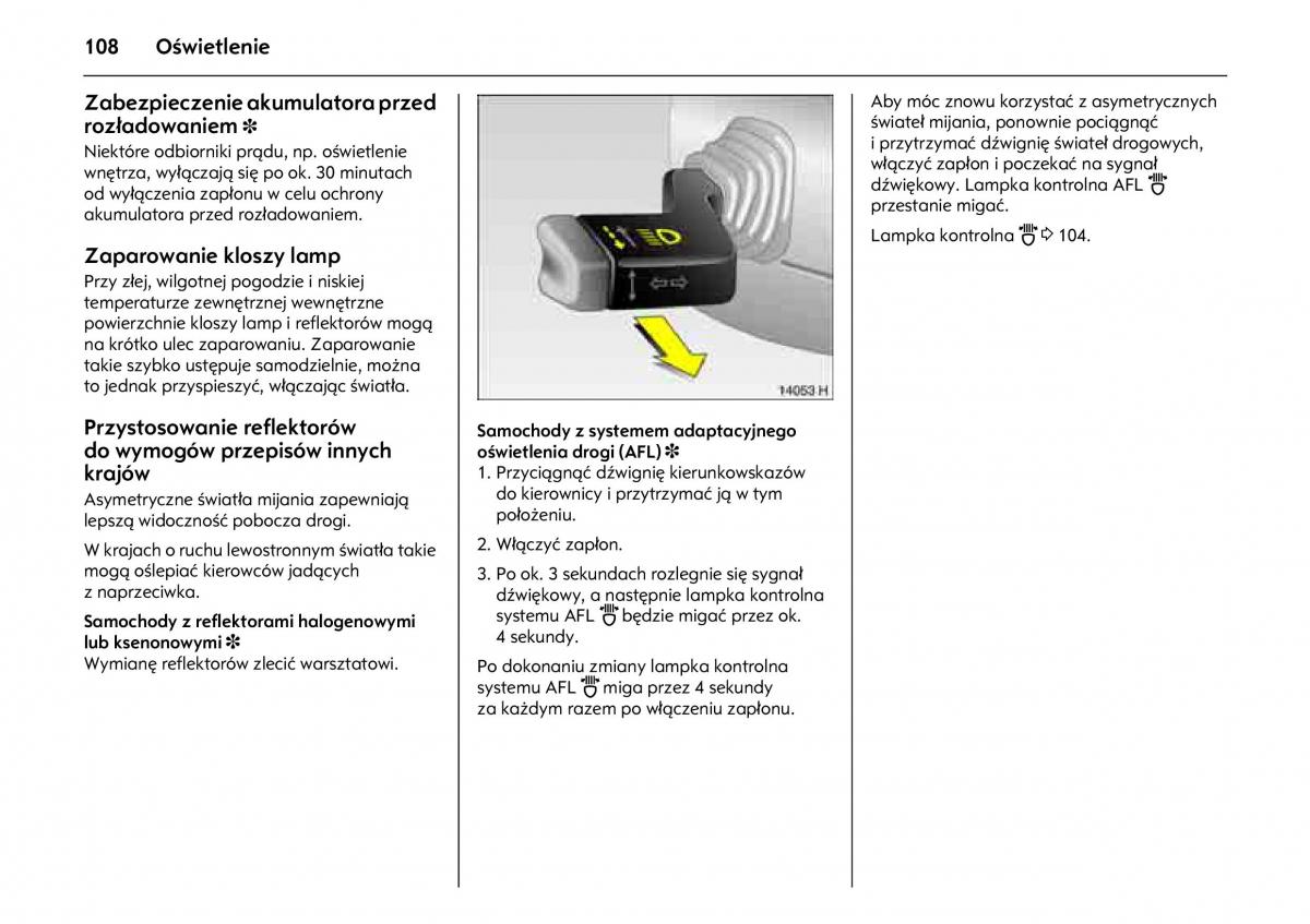 Opel Meriva A instrukcja obslugi / page 112