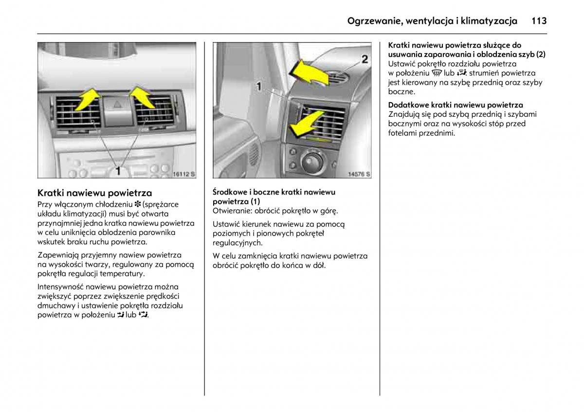 Opel Meriva A instrukcja obslugi / page 117