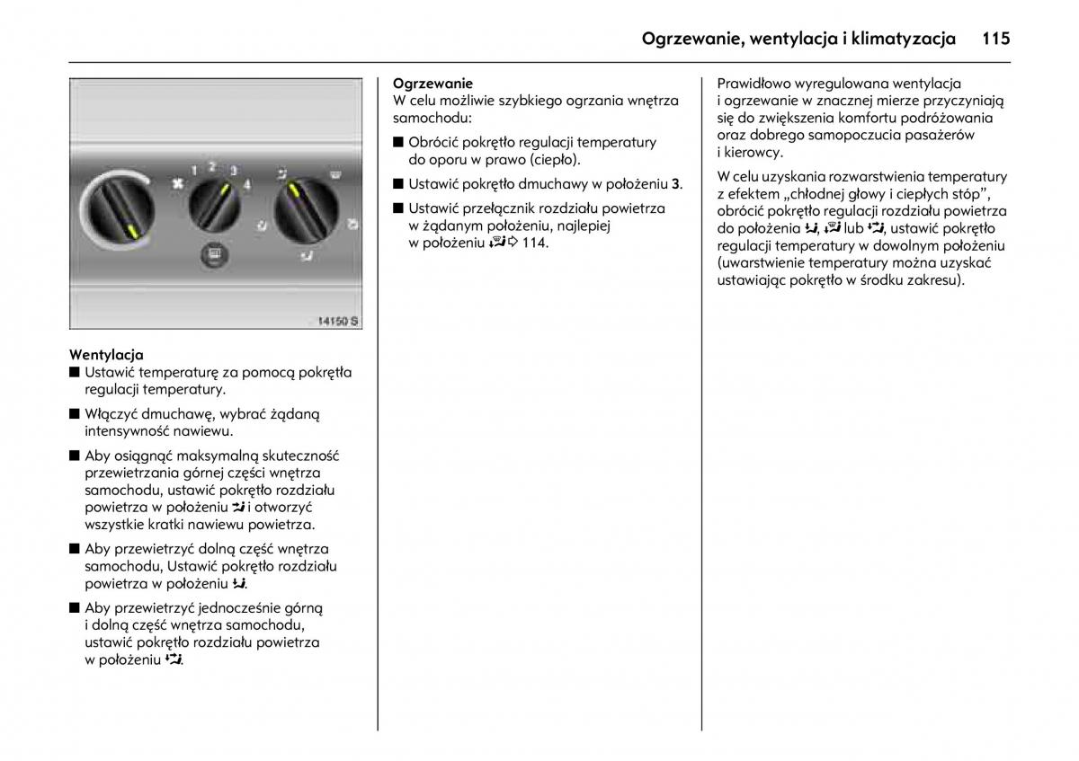 Opel Meriva A instrukcja obslugi / page 119