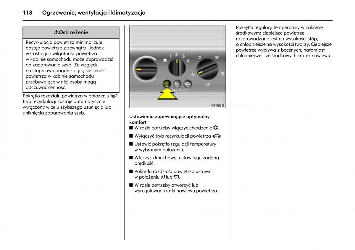 Opel Meriva A instrukcja obslugi / page 122