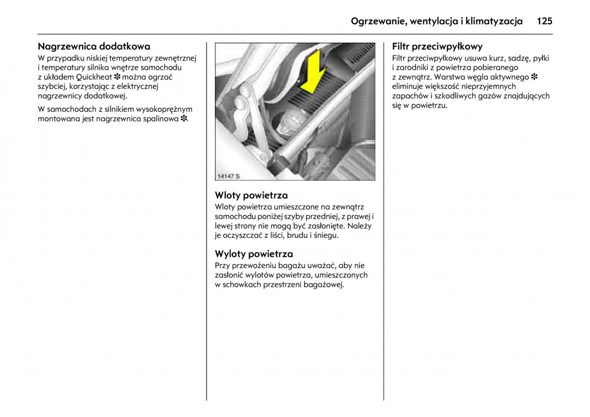 Opel Meriva A instrukcja obslugi / page 129