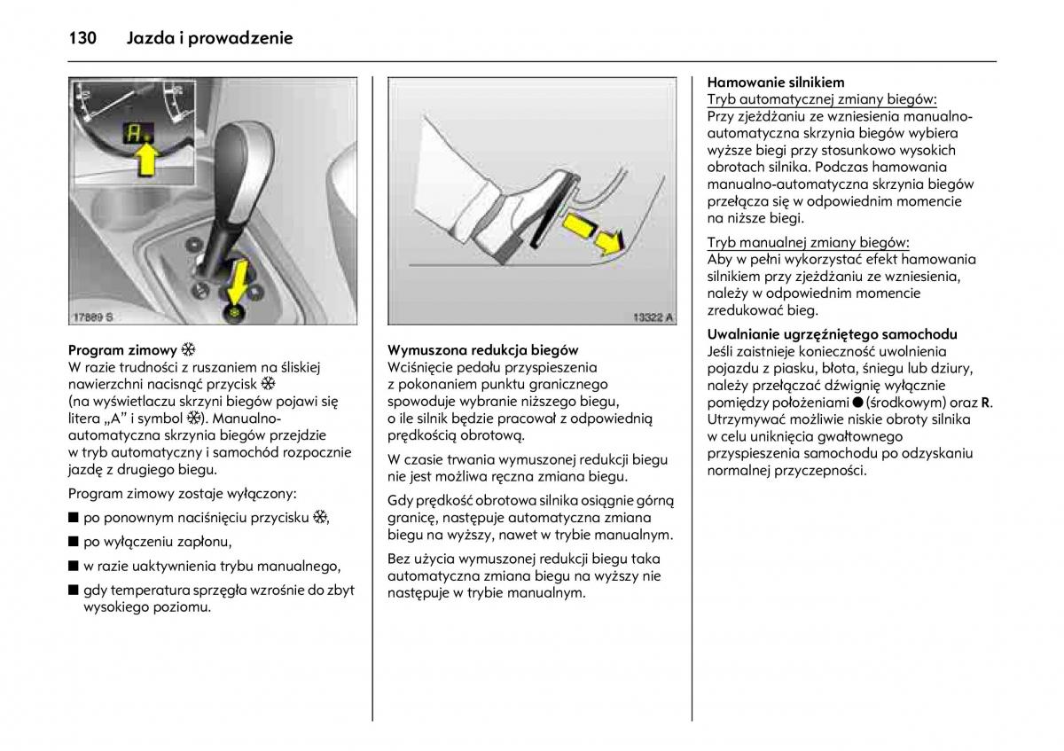 Opel Meriva A instrukcja obslugi / page 134